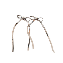 Load image into Gallery viewer, Bow Earrings (Gold or Silver)
