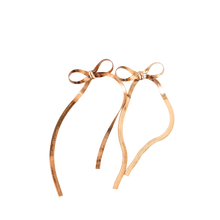 Load image into Gallery viewer, Bow Earrings (Gold or Silver)