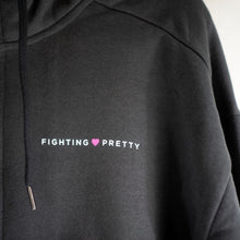 Load image into Gallery viewer, Fighting Pretty Zip-Up Hoodie (Charcoal Grey)