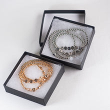 Load image into Gallery viewer, Fighting Pretty Heart Stack Bracelet Set
