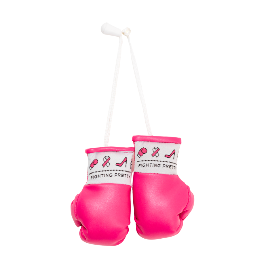 Fighting Pretty Mini Boxing Gloves - Knockout Pink