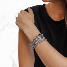 Load image into Gallery viewer, Fighting Pretty Heart Stack Bracelet Set
