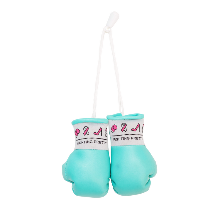 Fighting Pretty Mini Boxing Gloves (Teal)