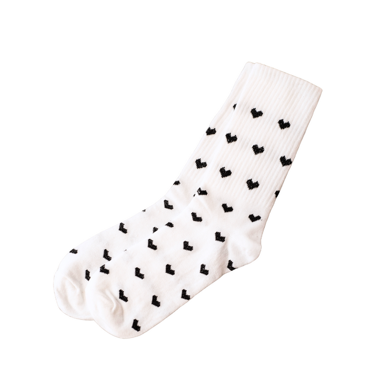 Strong Love Crew Socks (Black)