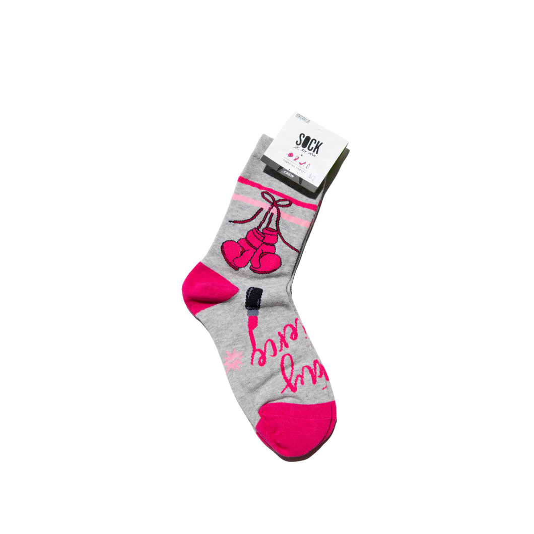 Stay Fierce Crew Sock