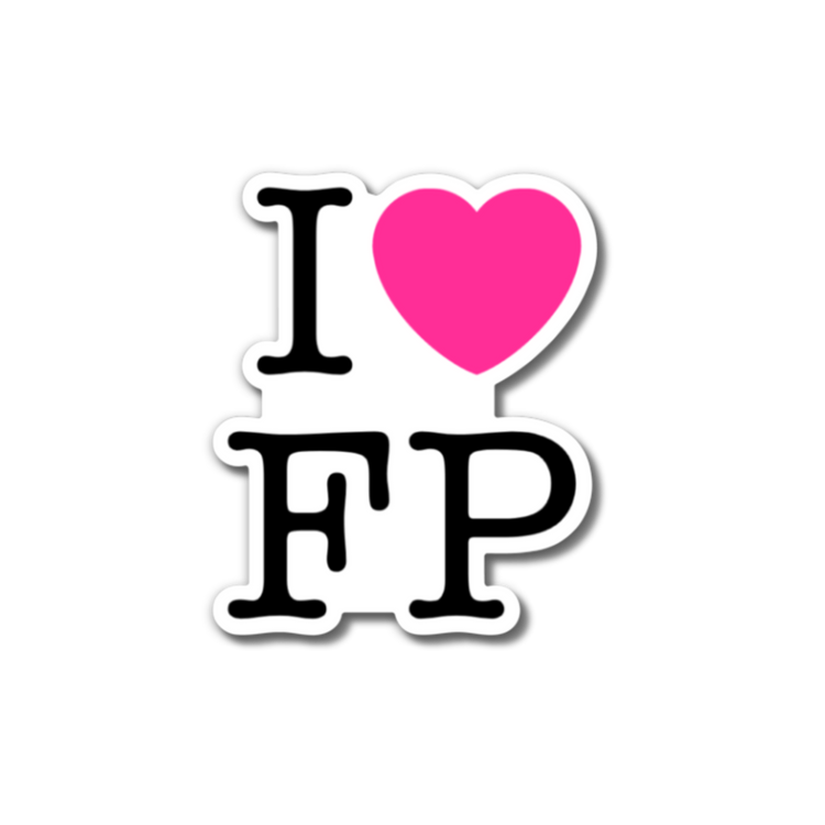 I Heart FP Sticker