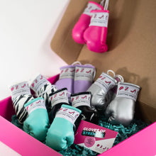 Load image into Gallery viewer, Fighting Pretty Mini Boxing Gloves - Teal
