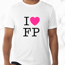 Load image into Gallery viewer, I Heart FP - 10th Anniversary T-Shirt
