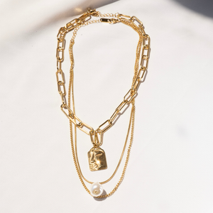 Gold Stacking Necklace