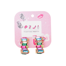 Load image into Gallery viewer, Multi color gemstone earrings
