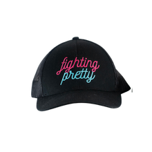 Load image into Gallery viewer, Fighting Pretty Fancy Script Trucker Hat
