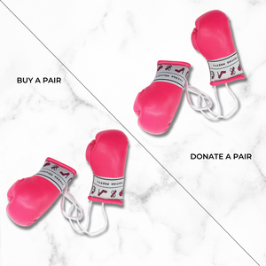 Fighting Pretty Mini Boxing Gloves - Knockout Pink