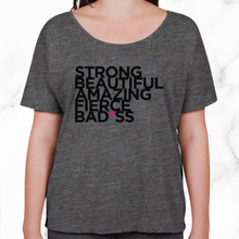 Load image into Gallery viewer, Fighting Pretty Bad*ss Slouchy Tee
