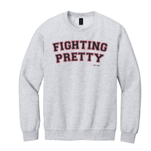 Load image into Gallery viewer, Fighting Pretty Collegiate Crew Neck Unisex Sweatshirt
