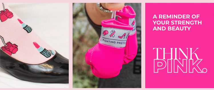 A reminder of your strength and beauty. Think pink.