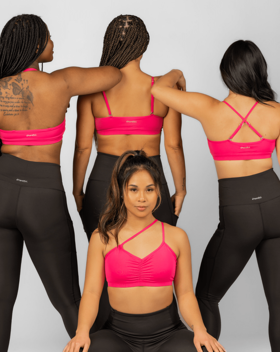 Handful Adjustable Bra – Battle Cry Pink