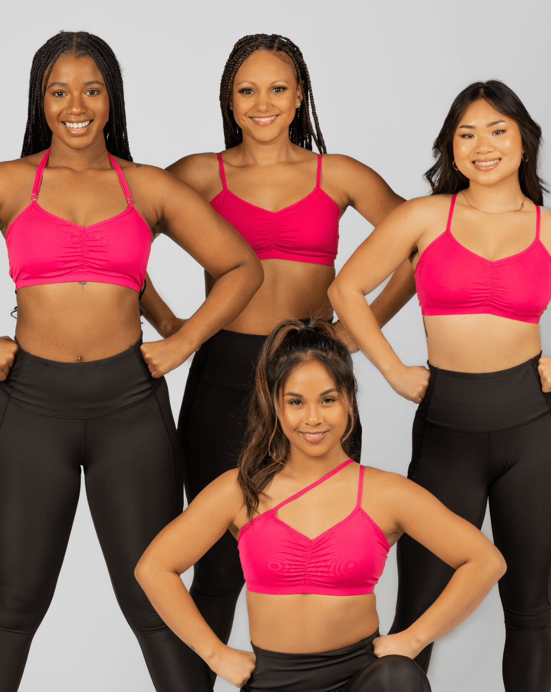 Handful Adjustable Bra – Battle Cry Pink