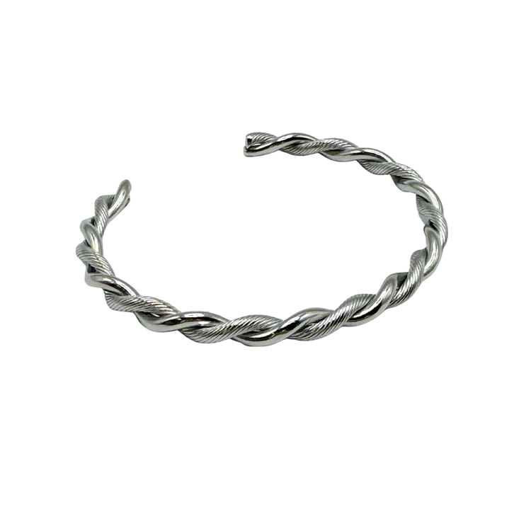 Silver Courage Cuff