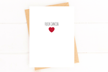 Load image into Gallery viewer, Fuck Cancer Get Well Card
