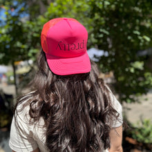 Load image into Gallery viewer, woman wearing pink hat
