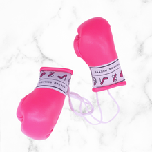 Load image into Gallery viewer, Fighting Pretty Mini Boxing Gloves - Knockout Pink
