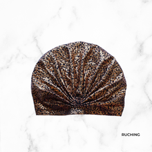 Load image into Gallery viewer, Metallic Turban (Sequin Gold or Silver)
